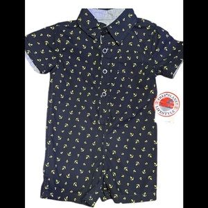 Free Planet Anchor Romper